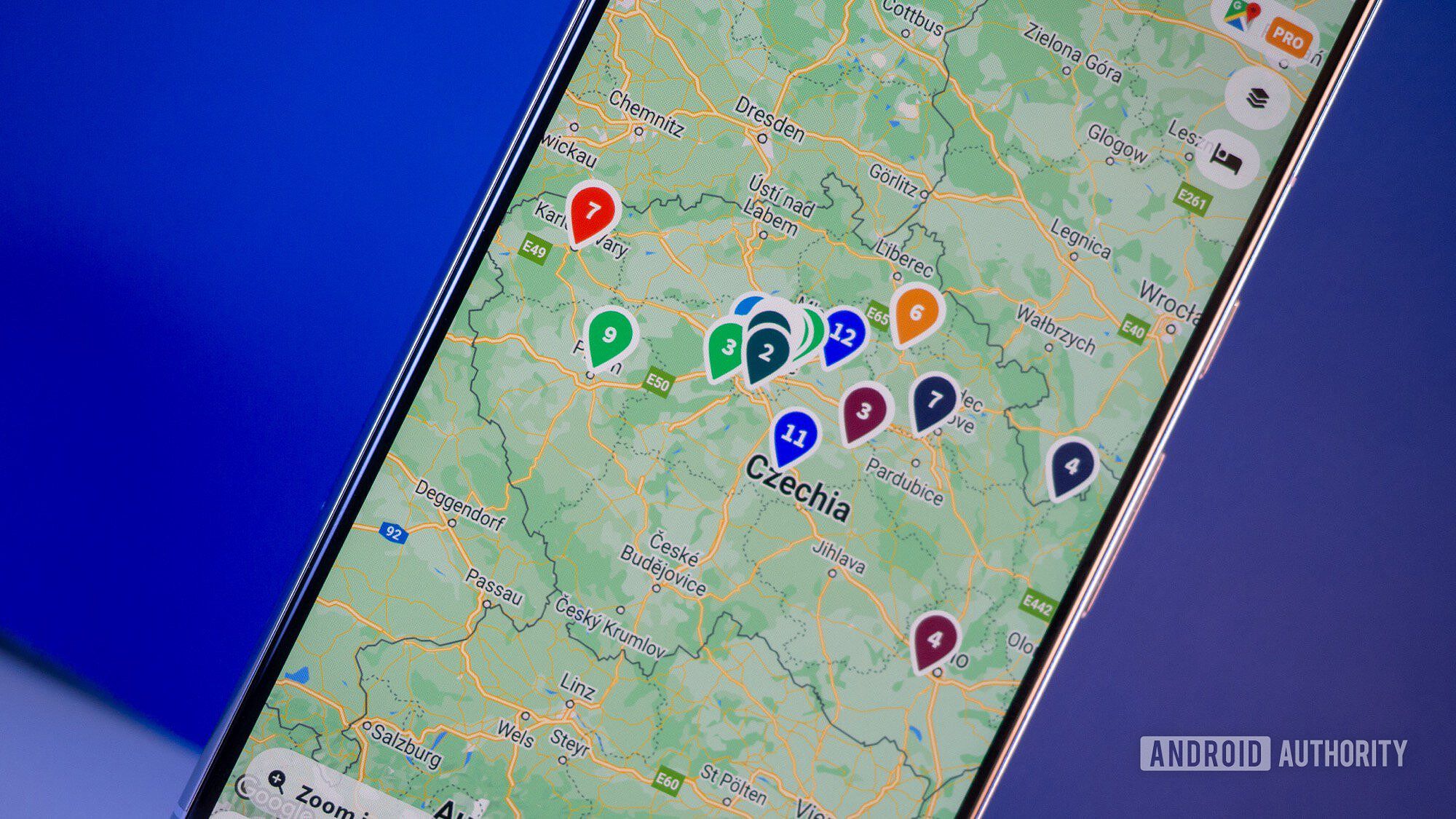 Wanderlog android map